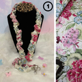 #1 Scrunchie Lanyard / Floral Pastel