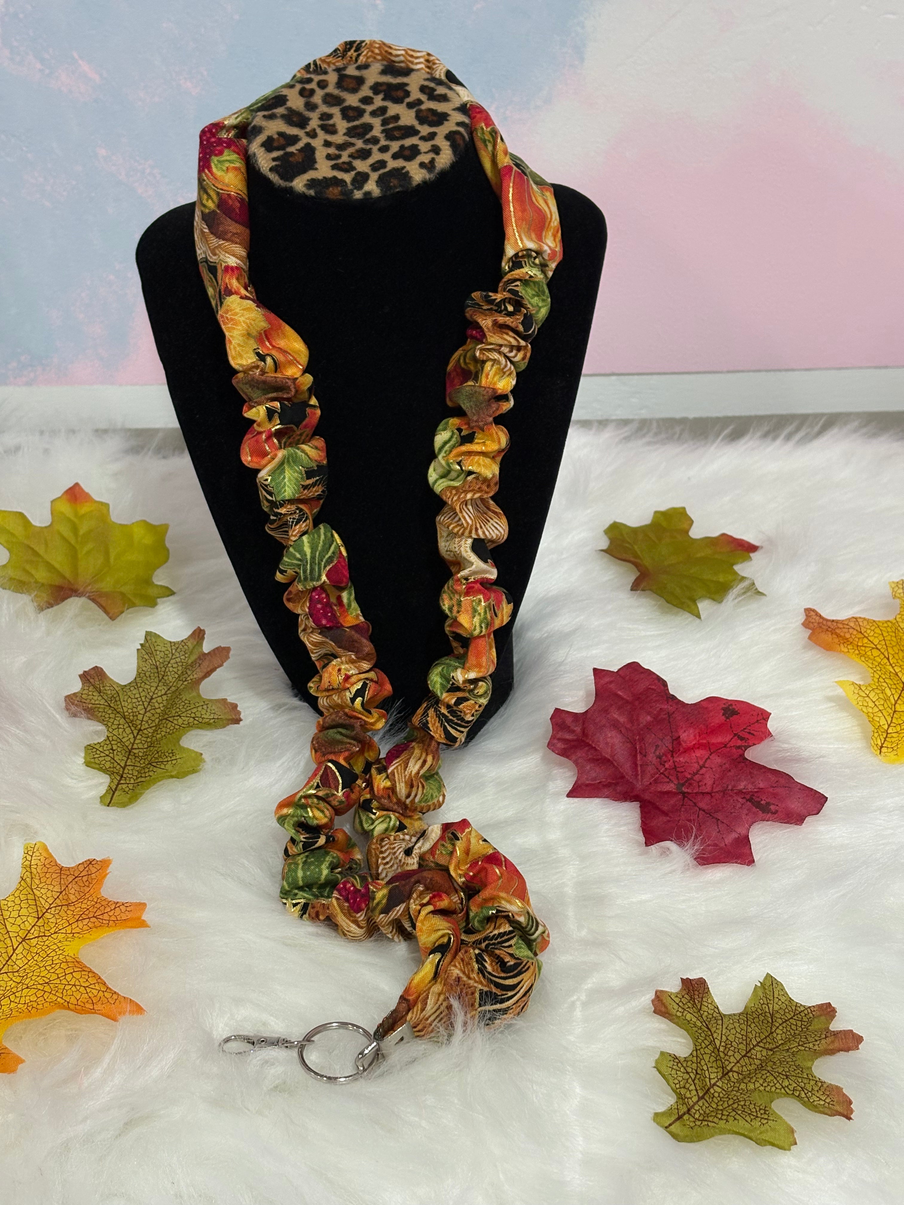 #15 Scrunchie Lanyard / Fall season & Thanksgiving