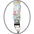Scrunchie Keychain / Butterfly pastel