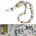 Scrunchie Lanyard / School White